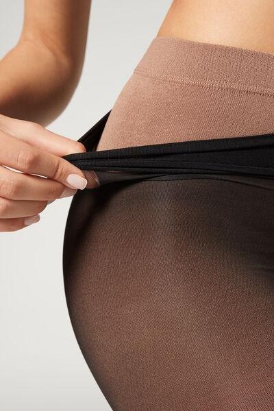 Sheer Effect Thermal Tights, 5152 - Black, , large image number 0