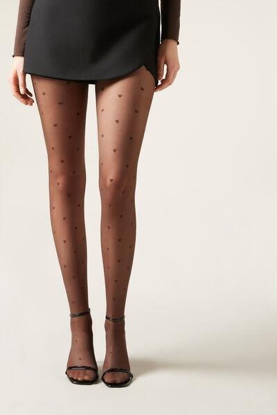 30 Denier Sheer Tights, Black, 5501_4906, medium