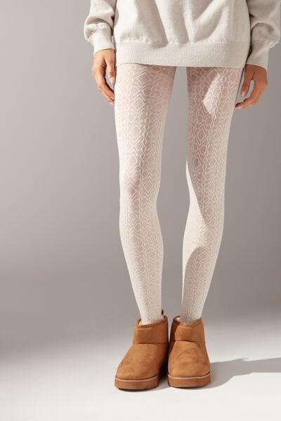 Sweater Pantyhose Sweater Pantyhose Under Tights HUE Pointelle