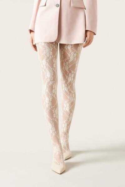 White Lace Tights, , large image number 0