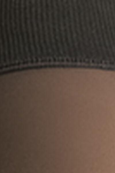 120 Denier Sheer Effect Thermal Tights, Black, 5501_5152, large image number 3