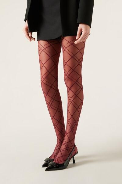 Diamond Sheer Tights, 5471 - Purple, 5501_5471, large image number 0