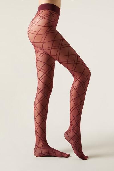 Diamond Sheer Tights, 5471 - Purple, 5501_5471, large image number 1