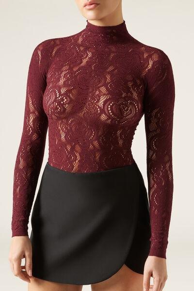 Purple Lace Top, , large image number 0