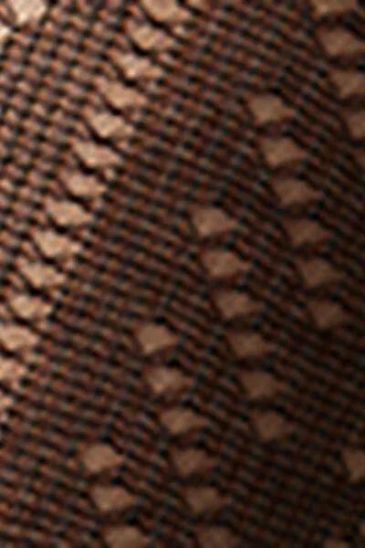 Openwork Pattern Chevron Cashmere Tights, Black, 5501_5489, large image number 4