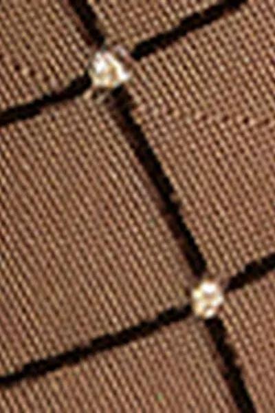 Glitter Flock Diamond-Patterned Tights, Black/Gold, 5501_093F, large image number 5