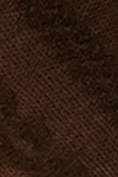 Raised Cable Pattern Cashmere Tights, Brown, 5501_5492, large image number 3