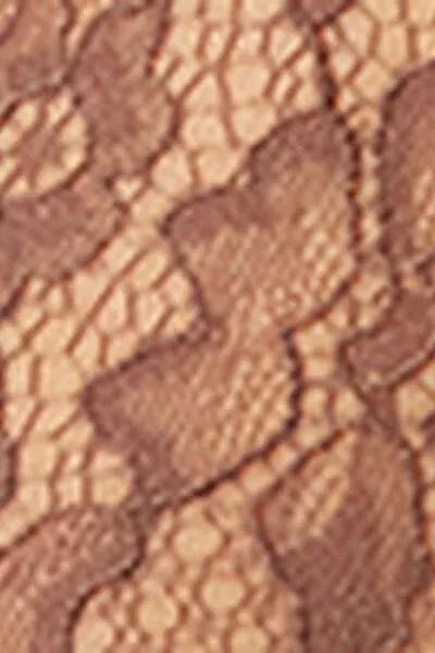 Floral Pattern Lace Tights, Grey, 5501_140F, large image number 4