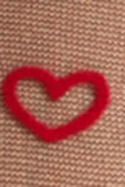 30 Denier Heart Sheer Tights, Black/Red, 5501_5354, large image number 4