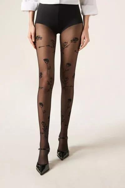 30 Denier Sheer Tights, Black, Black, large image number 1