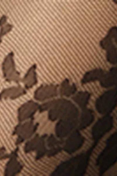 Floral Patterned Sheer Tights, Black, 5501_5239, large image number 4
