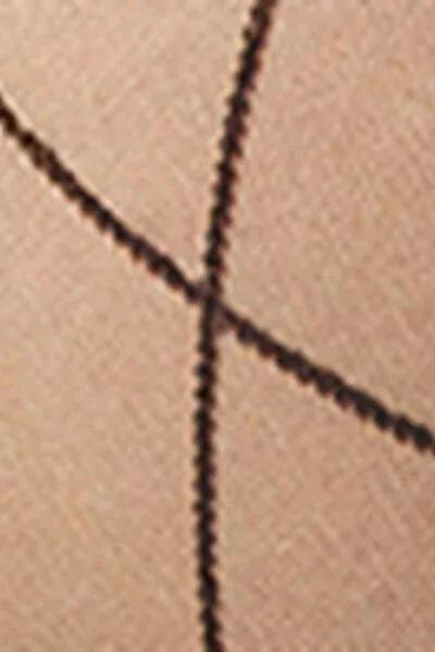 30 Denier Sheer Diamond Patterned Tights, Black, Black, large image number 3