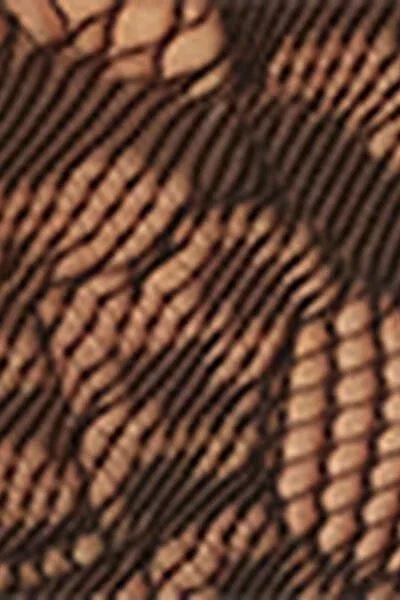 Black Floral Fishnet Tights, Black Fishnet Flowers, large image number 4