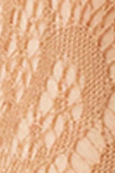 Floral Fishnet Tights, Nude, 5501_5533, large image number 3