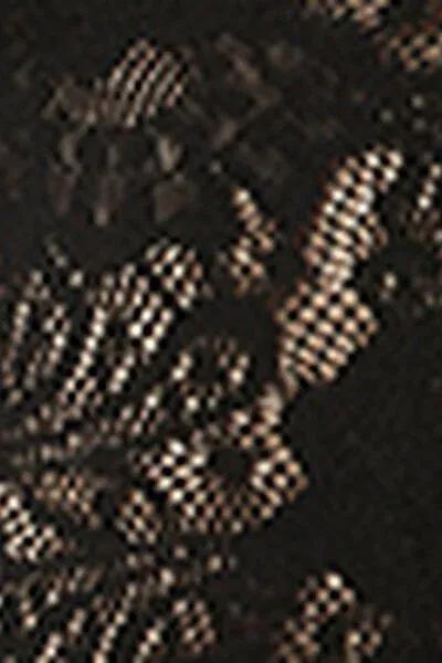 Black Floral Lace Top, Black, large image number 5