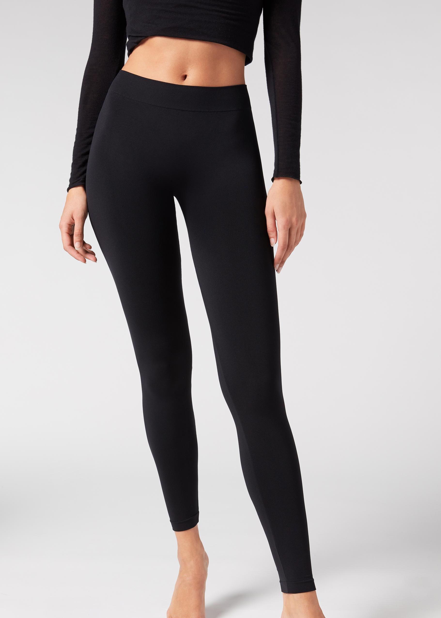 Black Super Opaque Leggings, , large image number 0