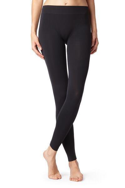 Black Super Opaque Leggings, , large image number 6