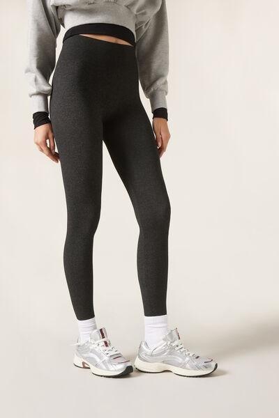 Grey Blend Super Opaque Leggings, , large image number 0