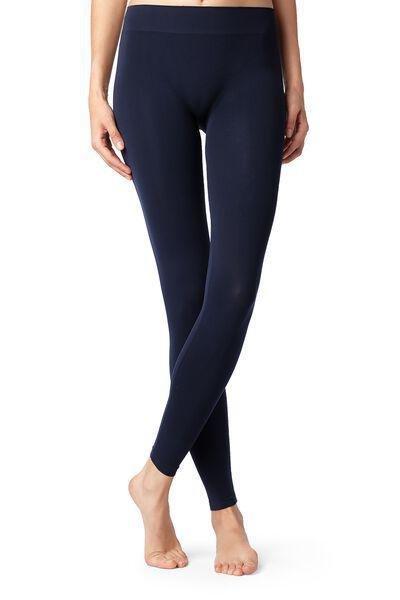 Blue Super Opaque Leggings, , large image number 6