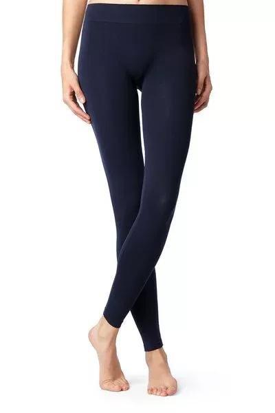 Navy Ultra Opaque  Leggings, Intense Blue, large image number 6