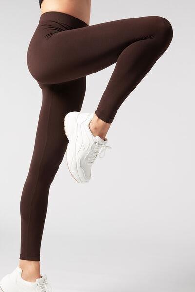 Calzedonia - Brown Super Opaque Microfibre Leggings