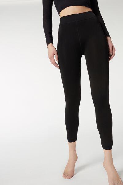 Black Thermal Plus Leggings, Women, , large image number 1