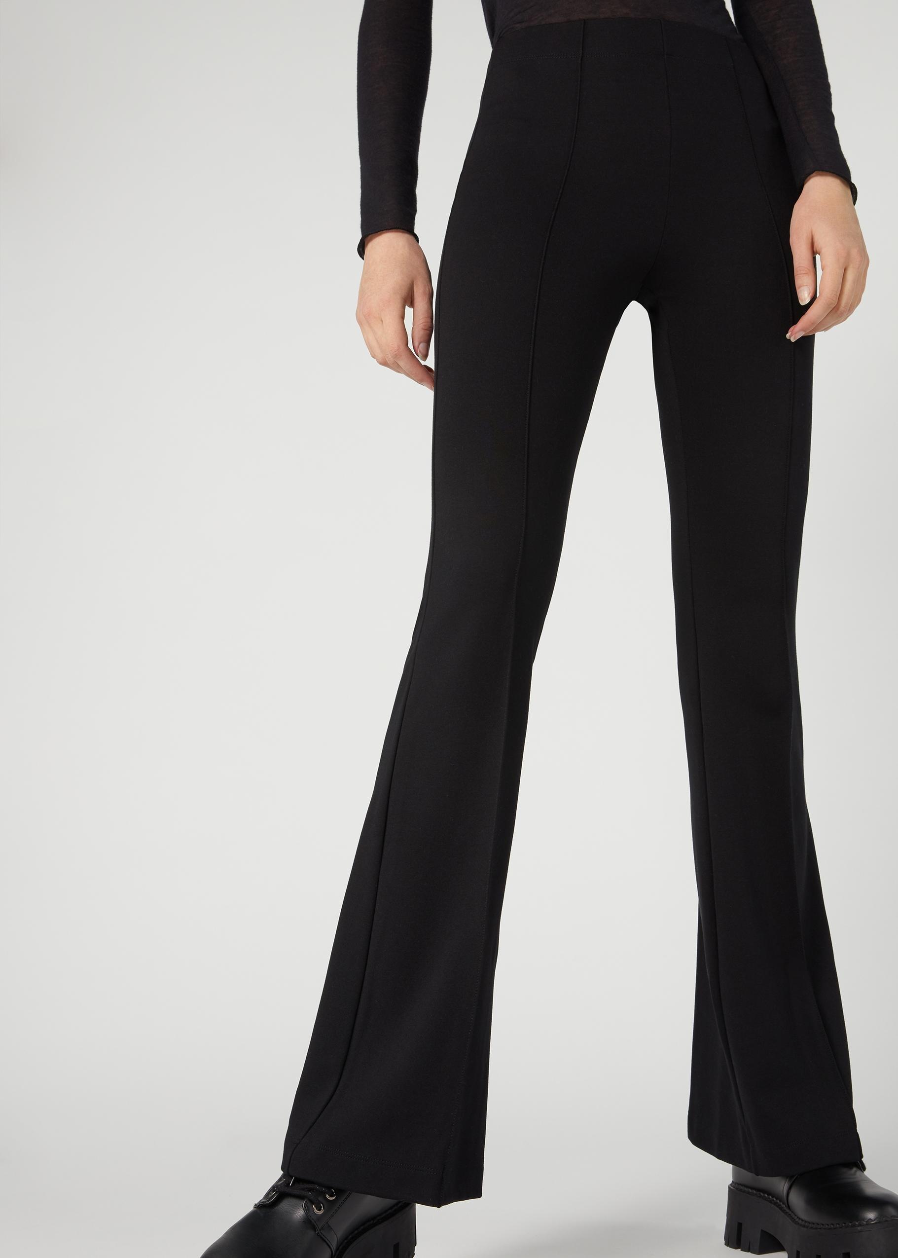 Black Flared Leggings, , large image number 2