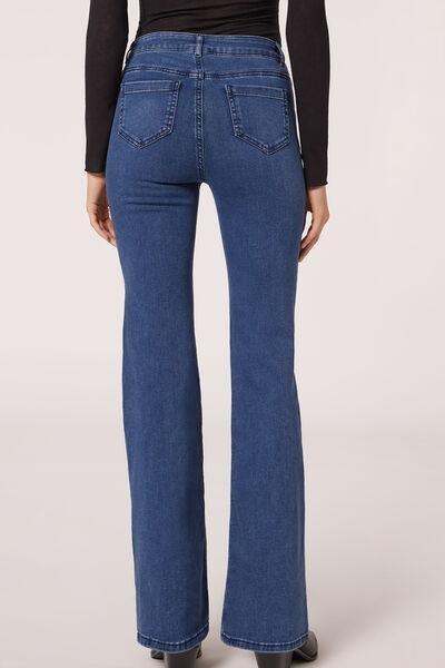بنطلون جينز أزرق ، نسائي, Blue Denim, large image number 2