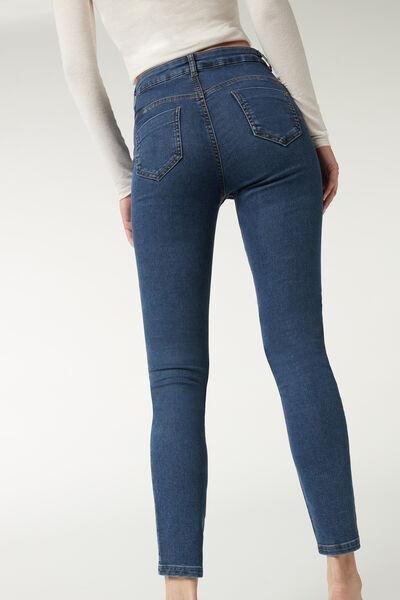 جينز بوش أب أزرق, Blue Denim, large image number 2