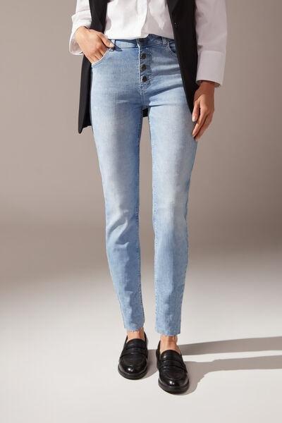 Blue Super-Skinny Jeans, , large image number 0