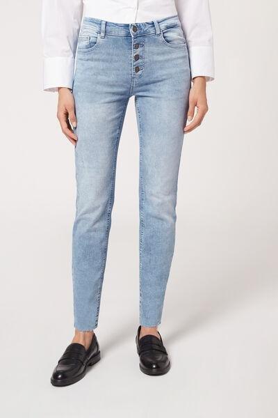 Blue Super-Skinny Jeans, , large image number 1