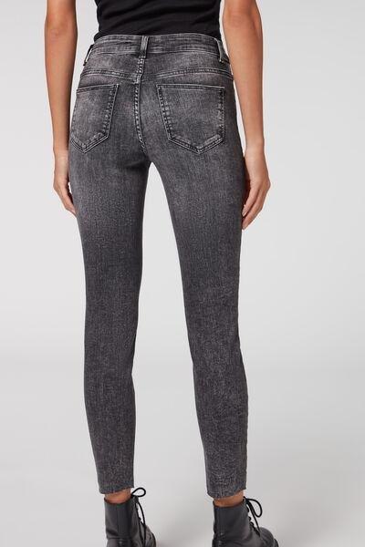 Calzedonia Pantaloni - platinum grey/grigio metallizzato - Zalando