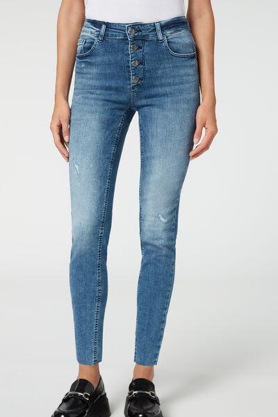 Blue Super Skinny Jeans, , large image number 1