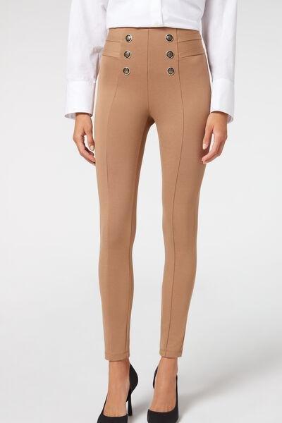 Leggings / Pantalones Intimissimi Mujer  Pantalón Ajustado En Felpa De  Modal Con Cashmere 721I - Beige Cuerda — BravoLingo