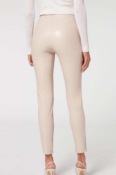 CALZEDONIA Woman Thermal Coated Effect Leggings with UAE