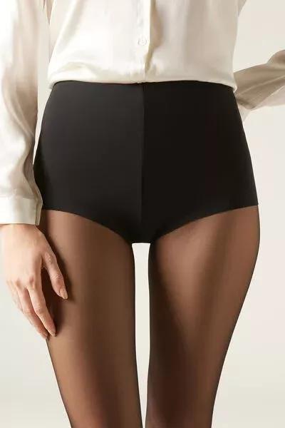 Soft Touch Stretch Culottes, Black, medium