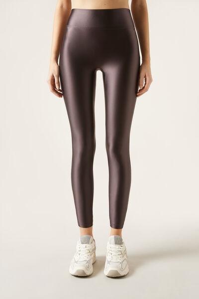 Super Shine Satin Finish Leggings, , large image number 1