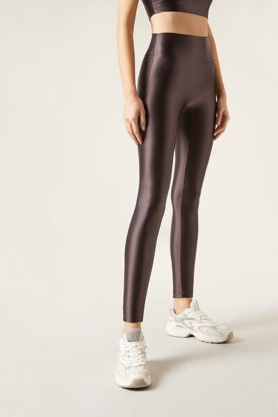Super Shine Satin Finish Leggings, , large image number 3