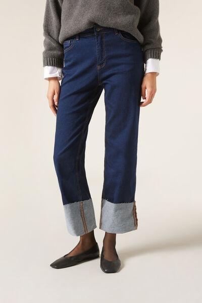 Blue Culotte Jeans, 5501_3182, large image number 0