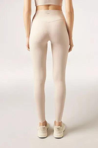 Beige First Class Leggings, 5501_113F, medium