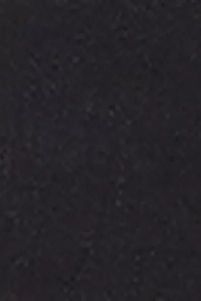 Black Plain Cropped Jeans, Black Denim, large image number 3