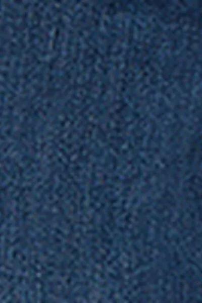 Blue Cropped Flared Jeans, 5501_808C, large image number 3