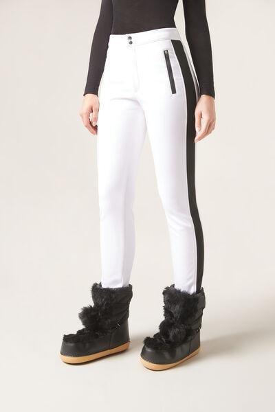Fur Details Casual Trousers, , medium
