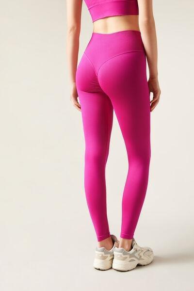 Pink Scrunch Leggings, , large image number 0
