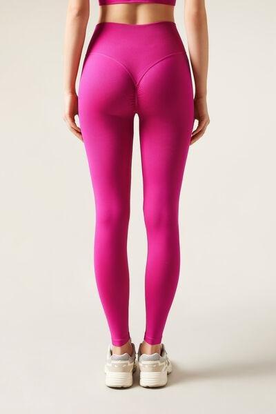 Pink Scrunch Leggings, , large image number 2