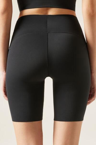 Black Soft Touch Cycling Shorts, , large image number 2