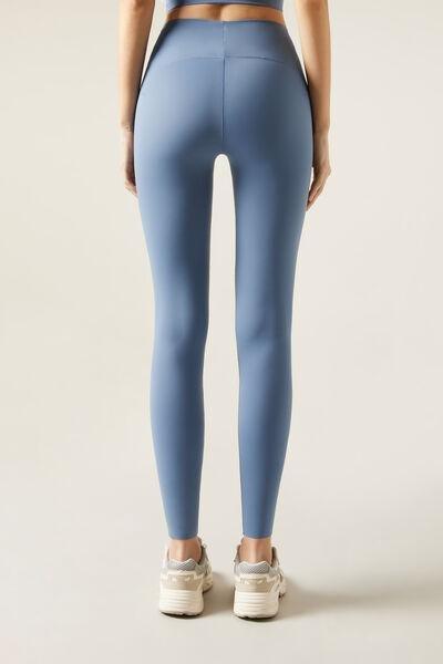 Blue Soft Touch Leggings, , large image number 2