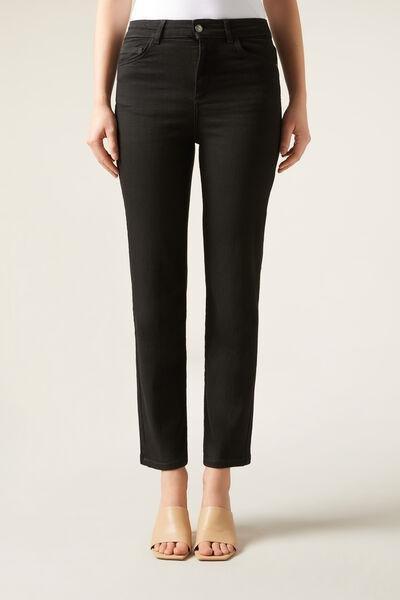 Black Comfort Stretch Jeans, , large image number 1