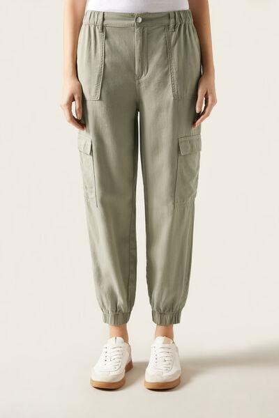 Green Cargo Joggers, , large image number 1