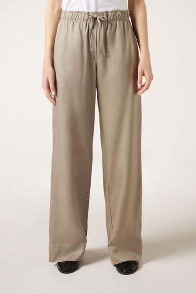 Green Plain Casual Joggers, , large image number 1